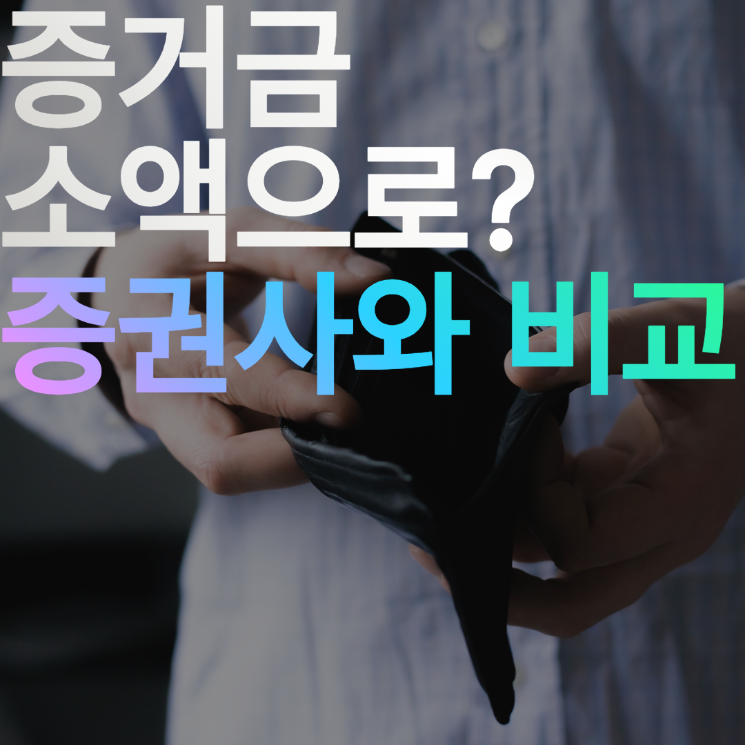 증거금 걱정없이 거래할 수 있는 메타트레이더 / 증권사 비교
